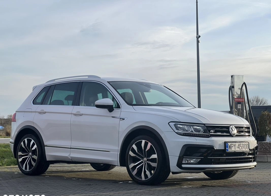 Volkswagen Tiguan cena 95600 przebieg: 190000, rok produkcji 2016 z Jedwabne małe 277